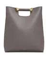 Alaïa Tote Bag Bobine In Calfskin In Brown