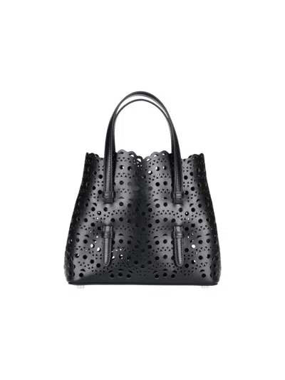 Alaïa Tote Bag "mina 20" In Black