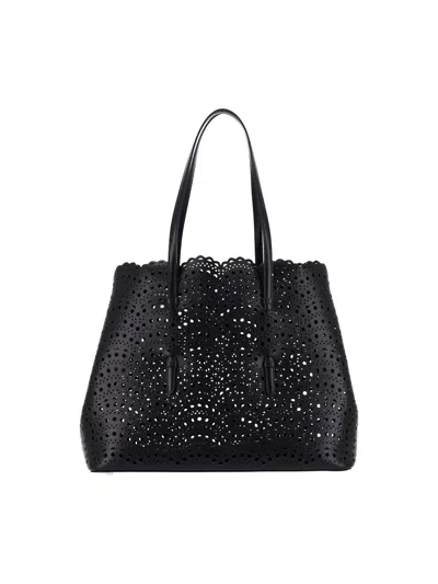 Alaïa Tote Bag "mina 37" In Black