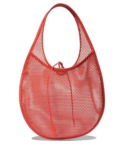 Alaïa "one Piece Medium" Tote Bag In Orange