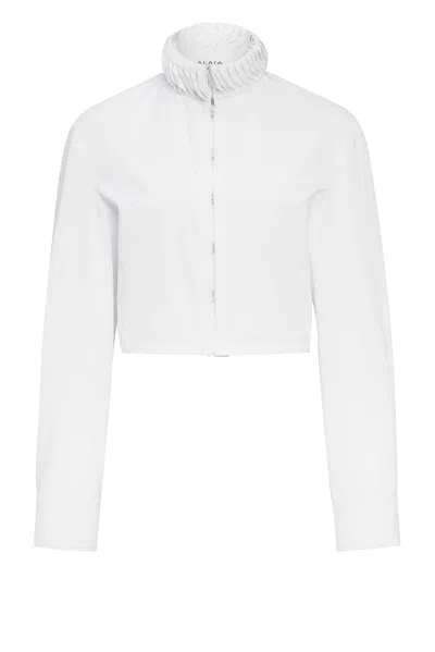 Alaïa Trimmed Shirt In White