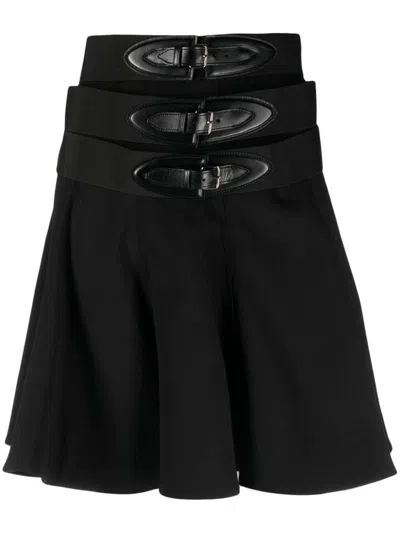 Alaïa Triple Bell Skirt In Noiralaia For Women In Black