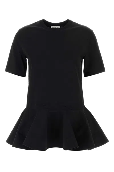 Alaïa Alaia Tshirt T-shirt In Black