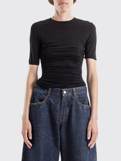 Alaïa T-shirt Woman In Black