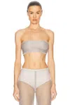 Alaïa Tube Mesh Bra Top