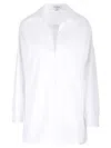 Alaïa Tunic Shirt Dress Dresses White In White