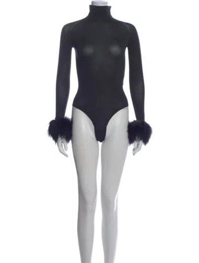 Pre-owned Alaïa Turtleneck Sweater In Black