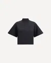 Alaïa Women Turtleneck T-shirt In Black