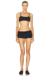 Alaïa Twist Bikini Set In Black