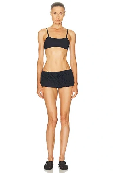Alaïa Twist Bikini Set In Black