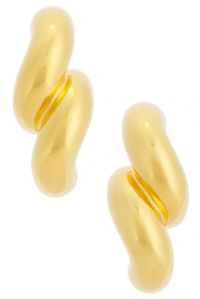 Alaïa Twist Earrings In Gold
