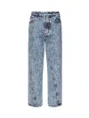 Alaïa Twisted Jeans In Blue