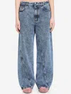 Alaïa Alaia Twisted Jeans In Blue