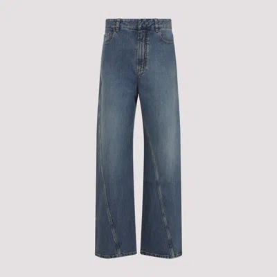 Alaïa Twisted Jeans In Blue