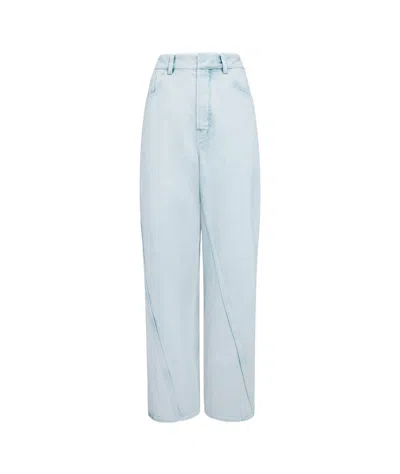 ALAÏA ALAÏA TWISTED DENIM JEANS