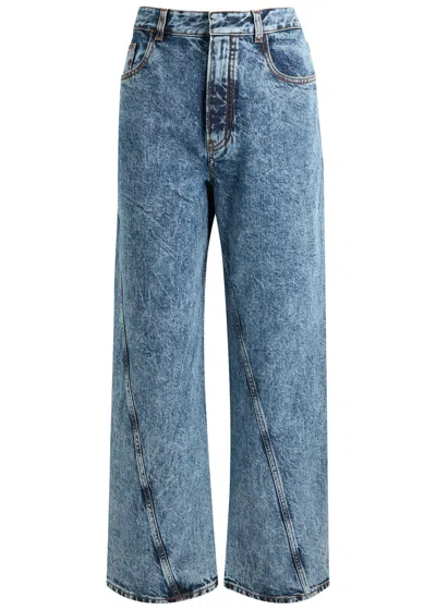 Alaïa Twisted Straight-leg Jeans