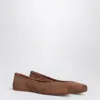 Alaïa Alaia Two-tone Ballerina With Square Toe In Brown Women In Brown