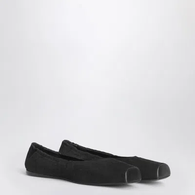 Alaïa Alaia Two-tone Ballerina With Square Toe In Brown Women