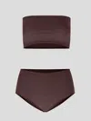 Alaïa Stretch-jersey Bandeau Bra And Briefs Set