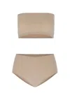 Alaïa Alaia Women Set Second Skin In Beige
