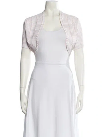 Pre-owned Alaïa Vest W/ Tags In White