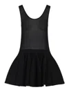 Alaïa Knitted Minidress In Black