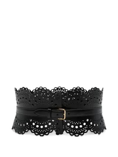 Alaïa Vienne Bustier Belt In Black