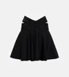 Alaïa Vienne High-rise Miniskirt In Black