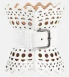 Alaïa Alaia Corset Cuff Belt In White