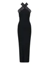 Alaïa Alaia Womens Noir Alaia Vienne Slim-fit Knitted Maxi Dress In Black  