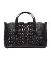 Alaïa Vienne Perforated Open Top Handbag