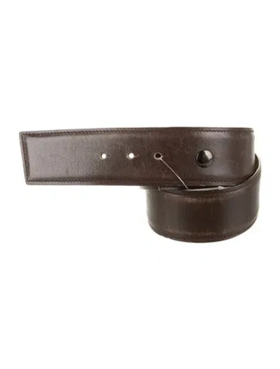 Pre-owned Alaïa Vintage 1980's Waist Belt In Brown