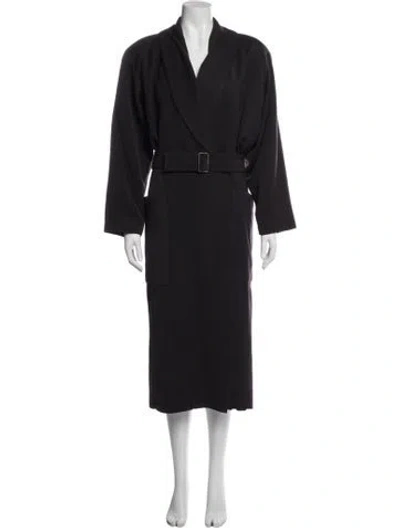 Pre-owned Alaïa Vintage 1984 Coat In Brown