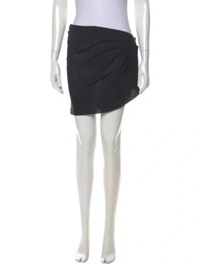Pre-owned Alaïa Vintage 1984 Mini Skirt In Black