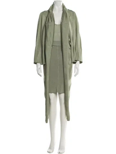 Pre-owned Alaïa Vintage 1985 Dress Set In Neutral