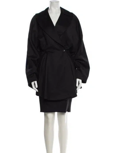 Pre-owned Alaïa Vintage 1985 Skirt Suit In Black