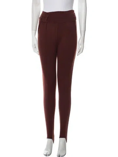 Pre-owned Alaïa Vintage 1985 Sweatpants In Red