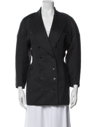 Pre-owned Alaïa Vintage 1986 Blazer In Grey