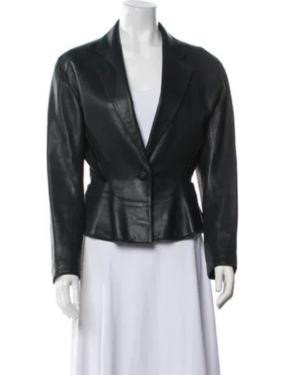 Pre-owned Alaïa Vintage 1987 Blazer In Blue