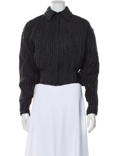 Pre-owned Alaïa Vintage 1987 Evening Jacket In Gray