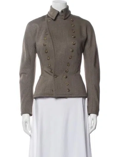Pre-owned Alaïa Vintage 1987 Jacket In Brown