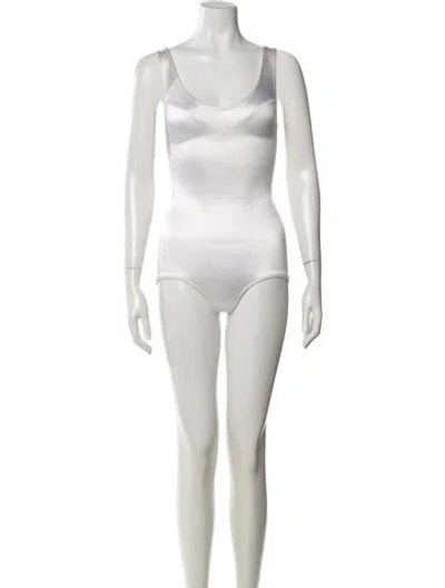 Pre-owned Alaïa Vintage 1987 One-piece In White