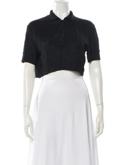 Pre-owned Alaïa Vintage 1987 Polo In Black
