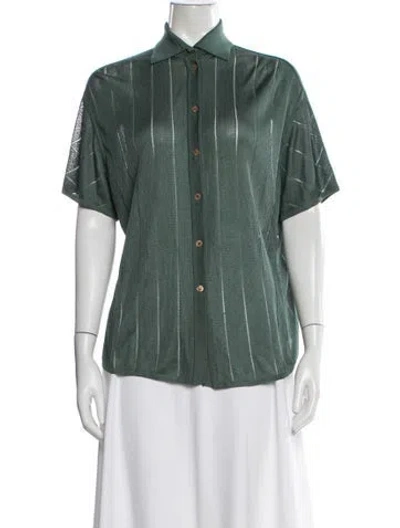 Pre-owned Alaïa Vintage 1987 Sweater In Green