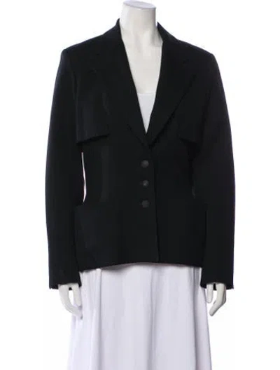 Pre-owned Alaïa Vintage 1988 Blazer In Black