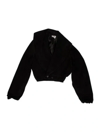 Pre-owned Alaïa Vintage 1989 Jacket In Black