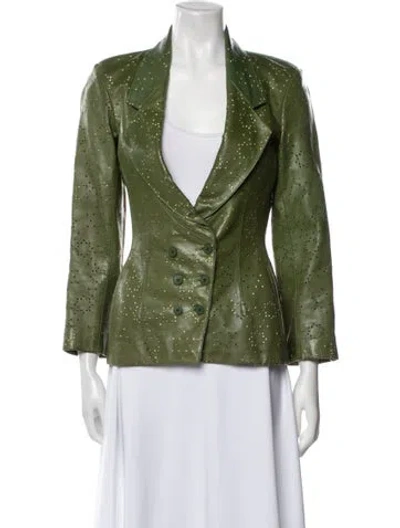 Pre-owned Alaïa Vintage 1989 Jacket In Green