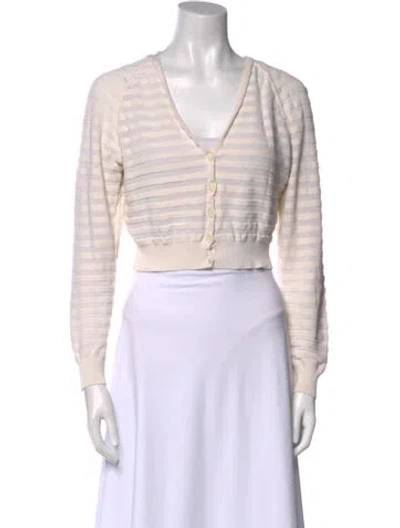 Pre-owned Alaïa Vintage 1989 Sweater In White