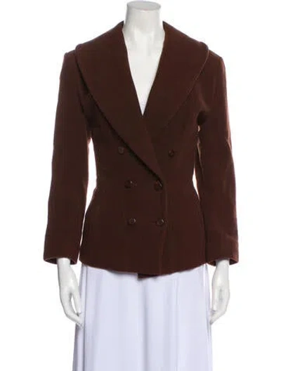 Pre-owned Alaïa Vintage 1990 Blazer In Brown