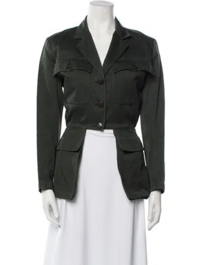 Pre-owned Alaïa Vintage 1990 Blazer In Green